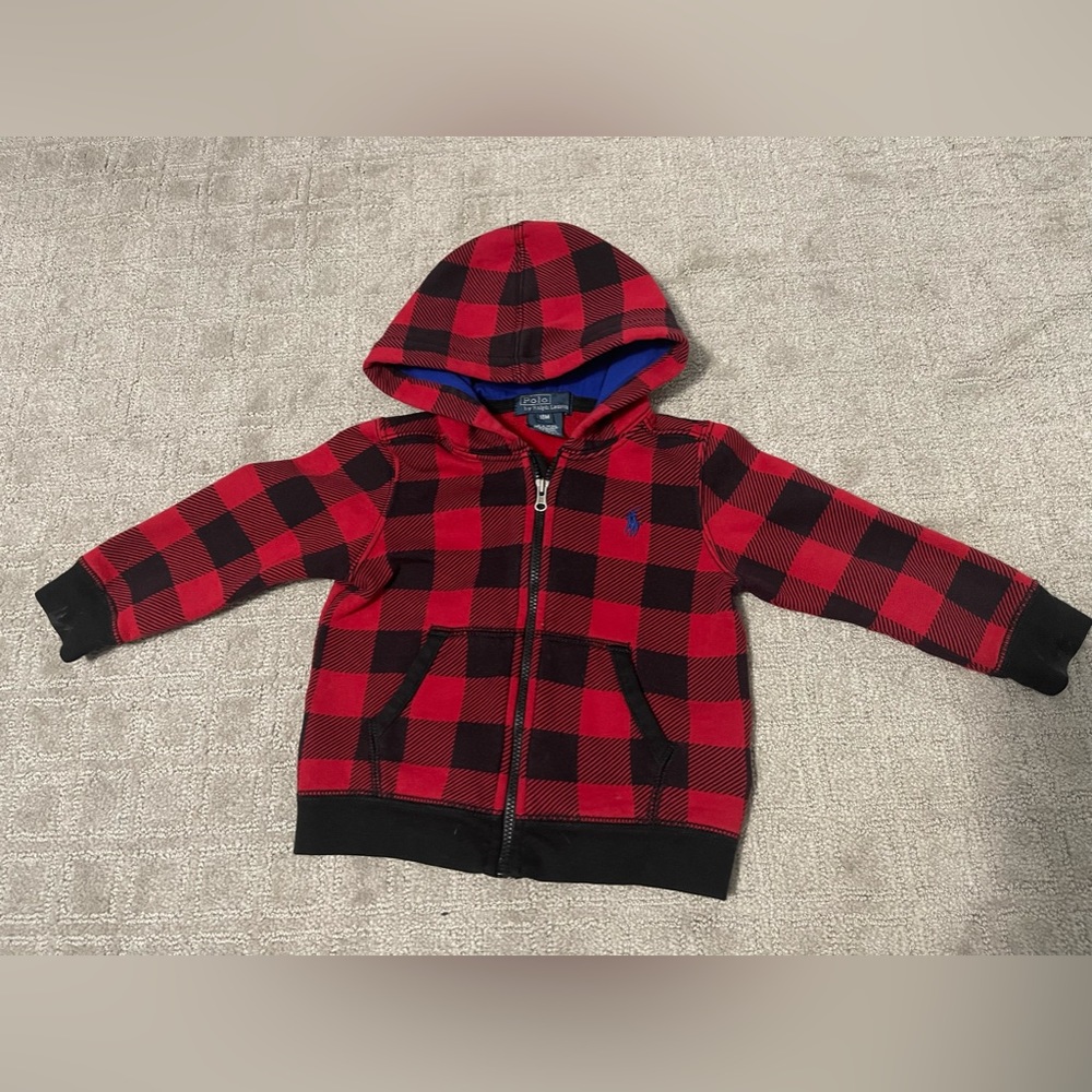 Baby Boys’ Polo Zip-up Hoodie